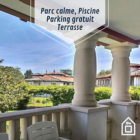 Hasparren-121 T2 Terrasse Et Piscine ยูร์รูญ ภายนอก รูปภาพ